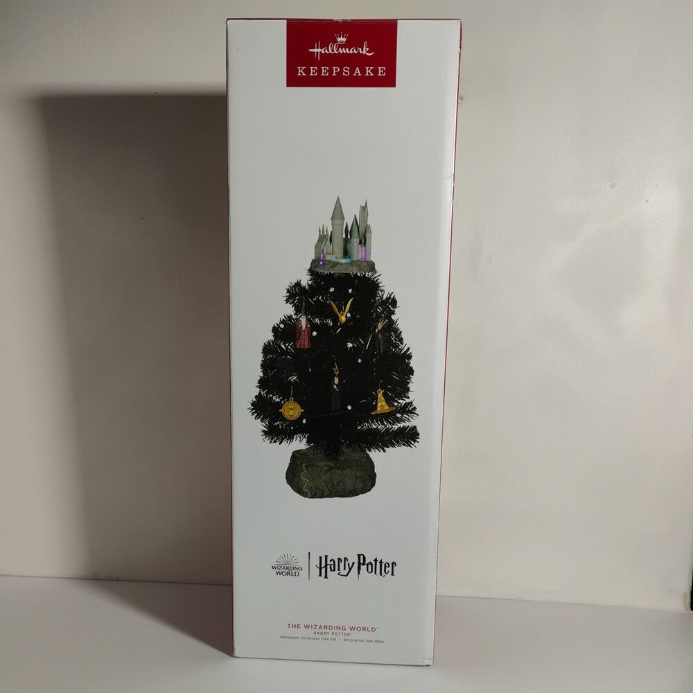 Hallmark Keepsake Harry Potter The Wizarding World Mini Tree Set 2022  Open Box
